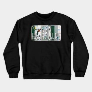 New Hampshire License Plates Crewneck Sweatshirt